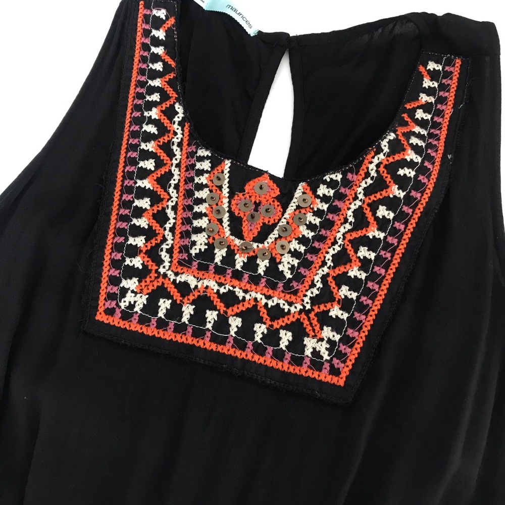Black Detailed Maurices Jumpsuit SZ M